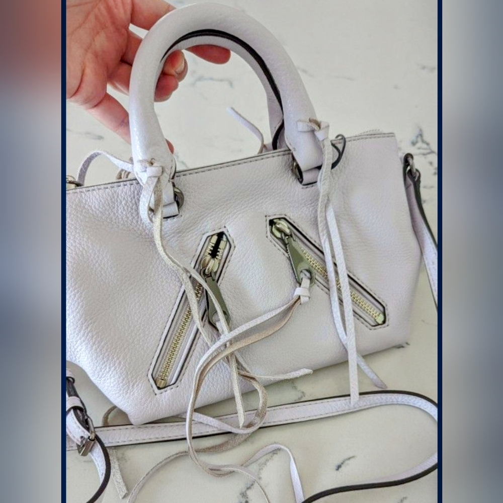 Rebecca Minkoff Micro Moto SatchelOriginal price is $195, color is pale lilac